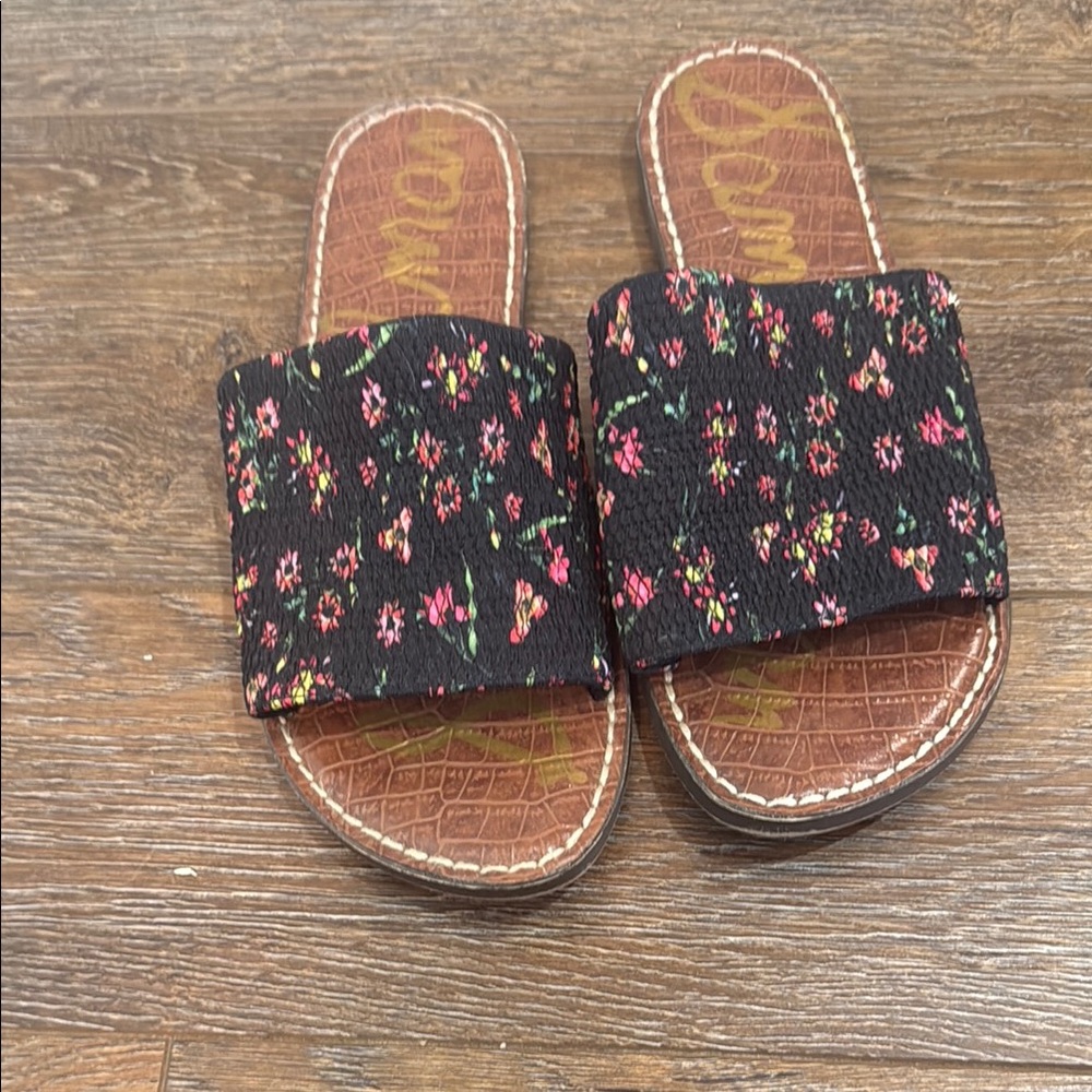 Sam Edelman  Black Slide Sandals